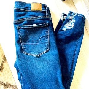 High rise jegging jeans